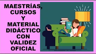 Soy Docente: MAESTRÍAS, ESPECIALIZACIÓN, CURSOS Y MÁS