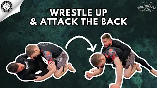 Wrestling Up From Guard Using The Under Hook & Arm Drag