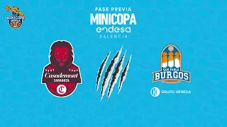 🔴 DIRECTO: Casademont Zaragoza - San Pablo Burgos | Fase Previa Minicopa Endesa 2021-22