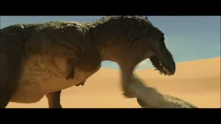 The Jurassic Games(2018) T-rex Fight(resounded)