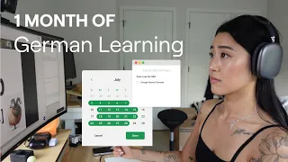 I learned German for a month! — How I learn, resources, study tips & more