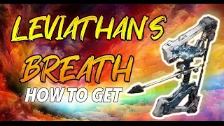 Leviathan's Breath Exotic Heavy Bow | Destiny 2: Shadowkeep