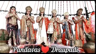 Pandavas love for Draupadi ♥️ marriage and lovely scenes ft:othaiyadi