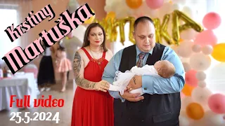 Martuška Krstiny 25.5.2024 full video