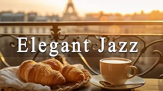 Elegant Jazz | Paris Coffee Shop Ambience with Relaxing Elegant Jazz for Work, Study