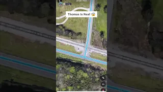 Thomas The Train 🚂 In Real Life On Google Earth #shorts #googleearth