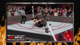 WWE 2K17 Big Show vs Braun Strowman Break The Ring!!!!