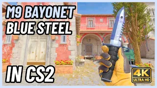 ★ CS2 M9 Bayonet Blue Steel | CS2 Knife In-Game Showcase [4K]