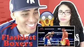 MY DAD REACTS TO The Flashiest MUST-SEE Boxers of Today (2018) REACTION