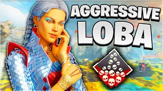 SOLO AGGRESSIVE LOBA DROPS 22 KILLS!