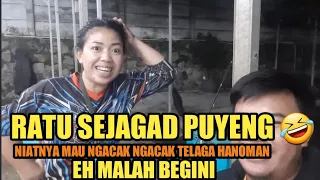 Mancing Bareng Ratu Sejagad !! niatnya si mau ngacak ngacak telaga hanoman 🤣 eh malah ..... 🤣