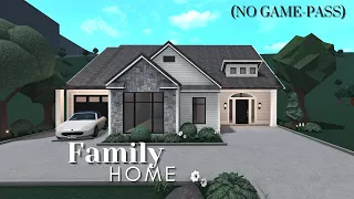 Bloxburg| Easy Family Home | House Build| Roblox