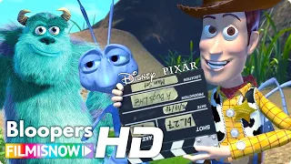 DISNEY PIXAR ANIMATED MOVIE BLOOPERS 😂 | Monsters Inc., Toy Story, A Bug's Life