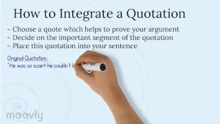 Integrating Quotes in Essays