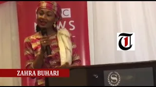 Tun muna yara muke cudanya da turawa shi yasa Hausan mu bai nuna ba - Zahra Buhari