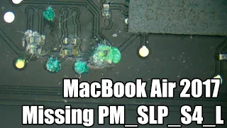 2015-2017 MacBook Air A1466 missing PM_SLP_S4_L repair