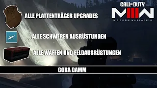 COD Modern Warfare 3 - Gora Damm (Plattenträger Upgrades, Kisten und schwere Ausrüstungen)