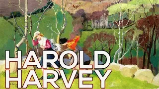 Harold Harvey: A collection of 108 paintings (HD)