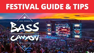 The BASS CANYON 2021 Music Festival/Camping Guide & Tips