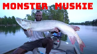 Catching The Muskie Of A Lifetime On Lake Vermillion With A Crazy Topwater!
