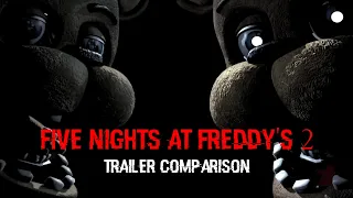 Five Nights at Freddy's | FNAF 2 trailer remake/original comparison