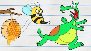 Dragon Vs Bumblebee! | (NEW) Boy & Dragon | Cartoons For Kids | Wildbrain Toons