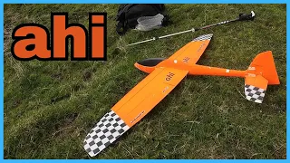 Ahi RC Glider Slope Soaring on my Local Hill