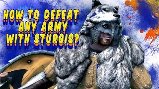 🔥How to defeat any army with Sturgis -  Tactics Manual 🔥 Mount & Blade 2: Bannerlord
