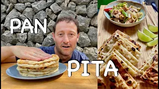 PAN DE PITA GRIEGO sin Horno (6 SABORES DIFERENTES) 😋 - GUILLE RODRIGUEZ