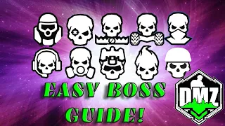 ULTIMATE SOLO DMZ Boss Guide! Easy Ways to Kill ALL 11 DMZ Bosses!