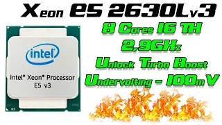 Xeon E5 2630Lv3 - самый доступный 8 ядерный CPU LGA2011-3. Unlock TB + Undervolting