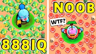 ТРОЛЛЬ 888 IQ vs NOOB !! Смешные Моменты Brawl Stars #58