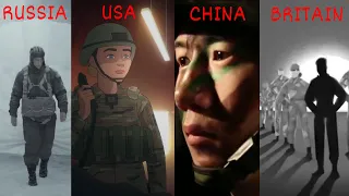 Army Recruitment Ads: Russia vs USA vs China vs Britain