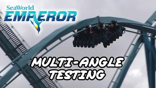 Emperor Multi-Angle Testing | 3/7/2021 | SeaWorld San Diego Dive Coaster