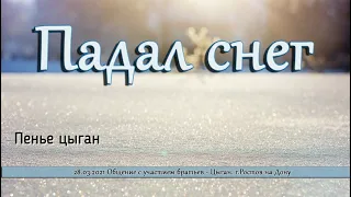 Красивое пенье цыган||Падал снег||Общение с участием братьев - Цыган. г.Ростов на Дону 28.03.21