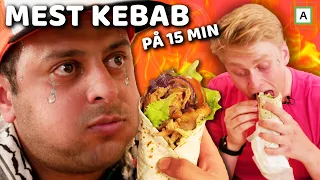 Hvem spiser mest KEBAB på 15 minutter? [PUKE WARNING] 🌯