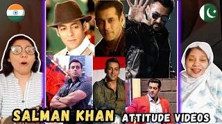 #SalmanKhan Full Attitude Videos REACTION 🔥😈 | Salman Khan Angry Moments | Thug Life | pt 5