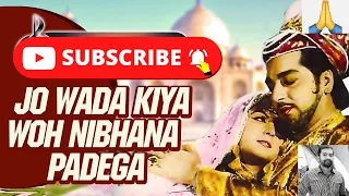 Jo Wada Kiya Woh Nibhana Padega  | Mohammed Rafi, Lata Mangeshkar | Taj Mahal | Chandima