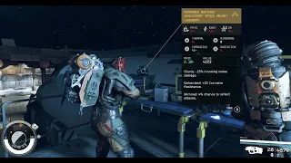 Starfield Sneak Attack on Abandoned Weapon Station. Got Legendary Mirrored Refined Shocktroop Helmet