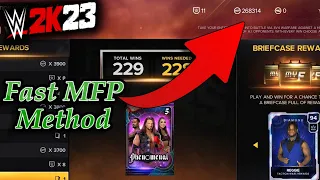 Fast Way To Get MFP Method !!! WWE 2K23