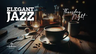 Elegant Night | 3 Hours of Slow Jazz Music for Work, Study and Relaxation | 4K