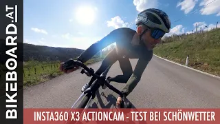 Insta360 X3 Actioncam - Test bei Schönwetter - DEUTSCH