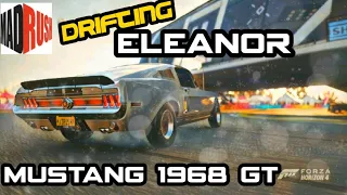 Drifting Eleanor 1968 Mustang GT with G29 Wheel - Forza Horizon 4