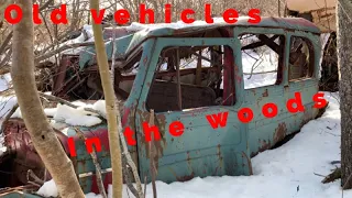 Hunting for vehicles in the woods, and looking for rat rod parts!