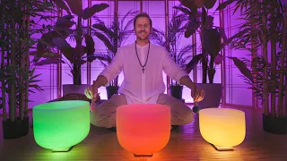 New Year's Chakra Clearing Sound Bath for New Beginnings | Crystal Singing Bowls #NewYearNewYou