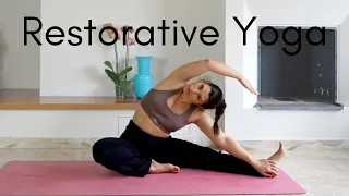 20 Min Restorative Yoga - Gentle and relaxing Flow