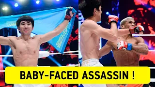 Baby-faced assassin! Arman Ashimov and his striking power against Brazilian opponent from favela