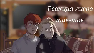 Реакция лисов на тик-ток |все ради игры| |третья часть|