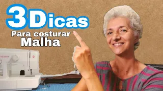 COMO COSTURAR MALHA NA MÁQUINA DOMÉSTICA