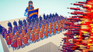 100x SHIELD ARMY 💎 VS 👹 EVERY GOD / Totally Accurate Battle Simulator ( TABS )